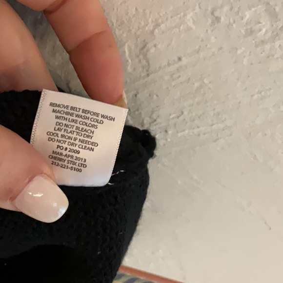 Cherry Stix Short Sleeve Sweater Dress, Size M(10-12), Black/Blue Stripes, NWT - Picture 7 of 8